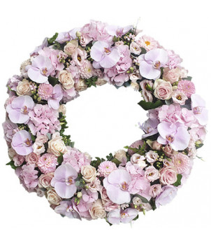 COURONNE DE FLEURS DEUIL ESPRIT - ENVOYER DES FLEURS