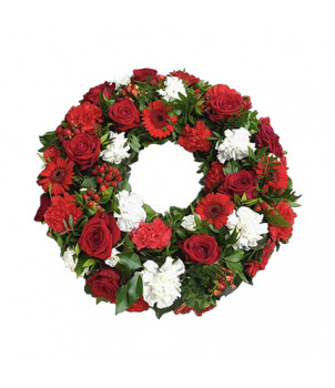 COURONNE DE FLEURS DEUIL NOBLESSE - ENVOYER DES FLEURS