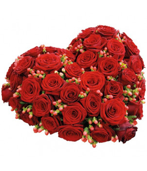COEUR DE FLEURS DEUIL ODE - ENVOYER DES FLEURS