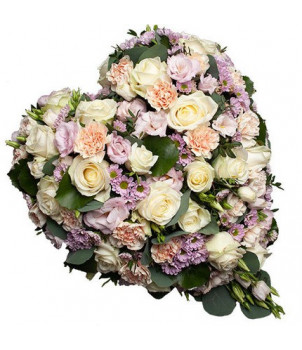 COEUR DE FLEURS DEUIL DIANE - ENVOYER DES FLEURS
