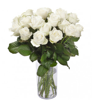 BOUQUET DE ROSES BLANCHES A L'UNITÉ - ENVOYER DES FLEURS