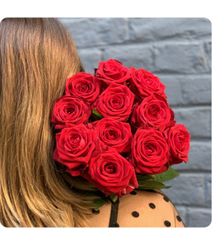 BOUQUET DE ROSES ROUGES - ENVOYER DES FLEURS