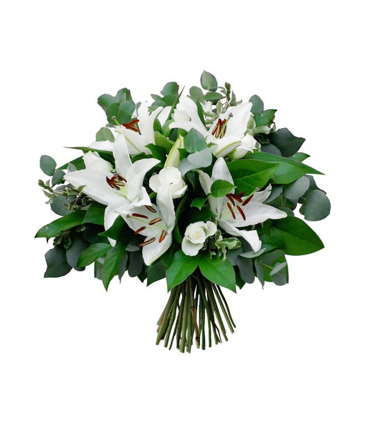BOUQUET DE FLEURS PURETÉ LYS AND LOVE - ENVOYER DES FLEURS BOUQUET DE FLEURS PURETÉ LYS AND LOVE - ENVOYER DES FLEURS