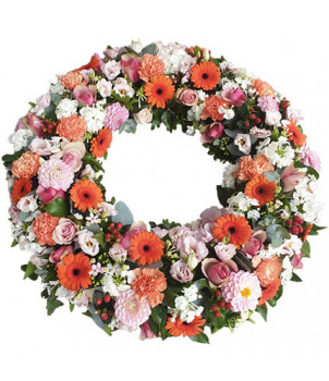COURONNE DE FLEURS DEUIL CORSE - ENVOYER DES FLEURS