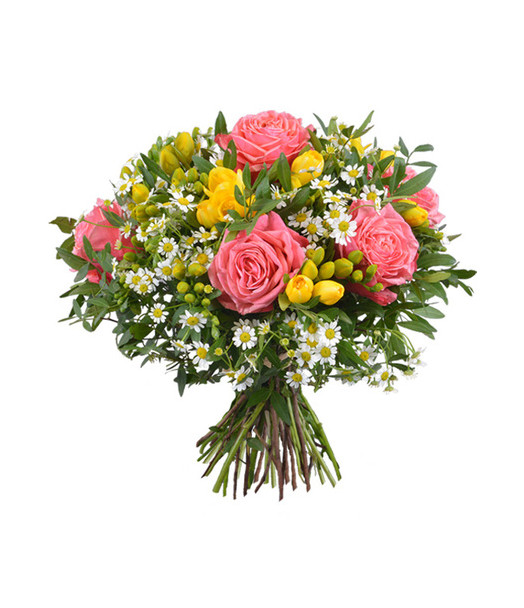 BOUQUET DE FLEURS HAPPINESS DOM - ENVOYER DES FLEURS