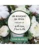 BOUQUET DE NOËL BLANC DU FLEURISTE