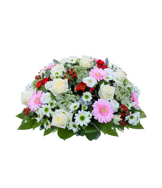 COUSSIN DE FLEURS DEUIL CONSTELLATION - ENVOYER DES FLEURS COUSSIN DE FLEURS DEUIL CONSTELLATION - ENVOYER DES FLEURS