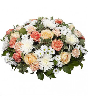 COUSSIN DE FLEURS DEUIL GRÂCE - ENVOYER DES FLEURS