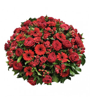 COUSSIN DE FLEURS DEUIL AMOUR ETERNEL - ENVOYER DES FLEURS