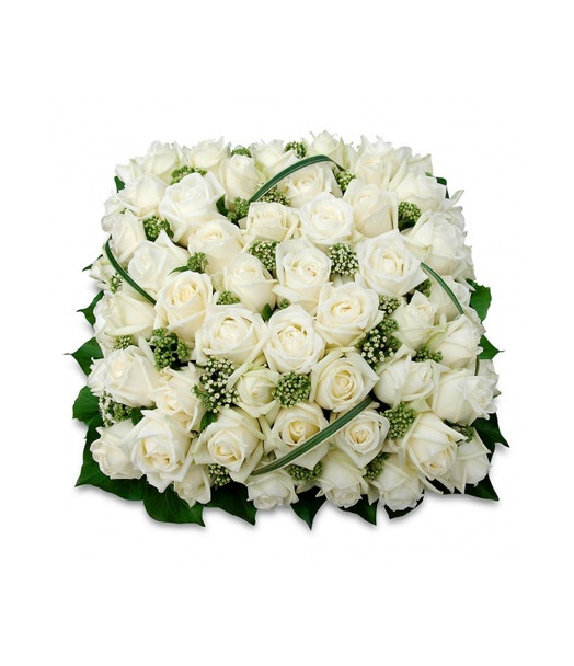 COUSSIN DE FLEURS DEUIL HOMMAGE - ENVOYER DES FLEURS COUSSIN DE FLEURS DEUIL HOMMAGE - ENVOYER DES FLEURS