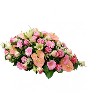 GERBE DE FLEURS DEUIL AVESTA - ENVOYER DES FLEURS