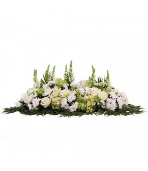 RAQUETTE DE FLEURS DEUIL CÉRÉMONIA - ENVOYER DES FLEURS