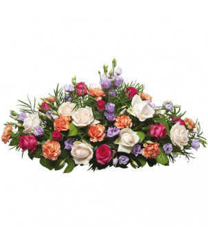 RAQUETTE DE FLEURS DEUIL SIXTINE - ENVOYER DES FLEURS