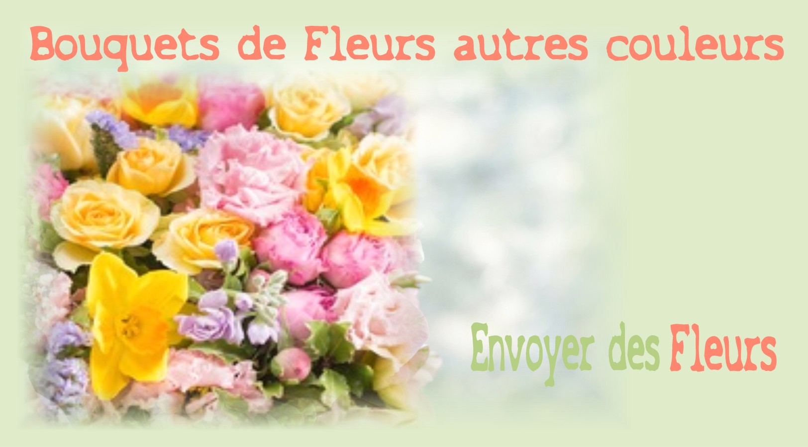 BOUQUETS DE FLEURS AUTRES COULEURS - FLEURISTE des ALPES MARITIMES - ENVOYER DES FLEURS