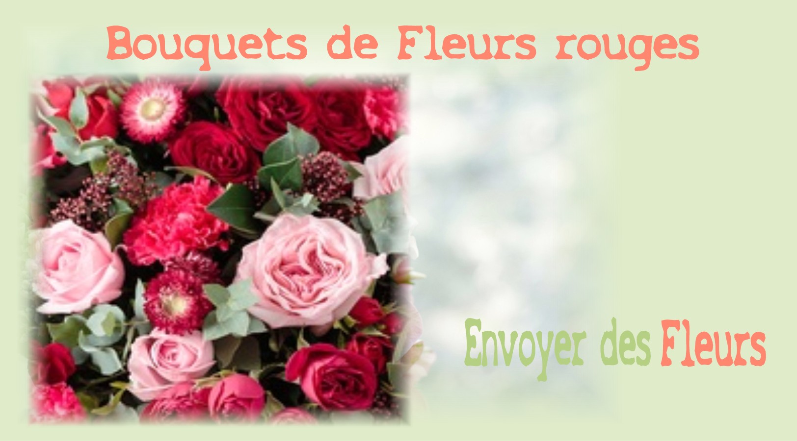 BOUQUETS DE FLEURS ROUGES - FLEURISTE NANTES (44) - ENVOYER DES FLEURS