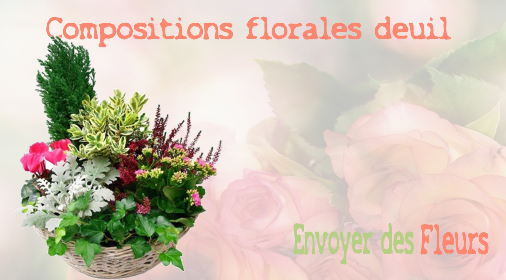 Compositions Florales deuil - LIVRAISON FLEURS DEUIL A LA FLACHÈRE 38
