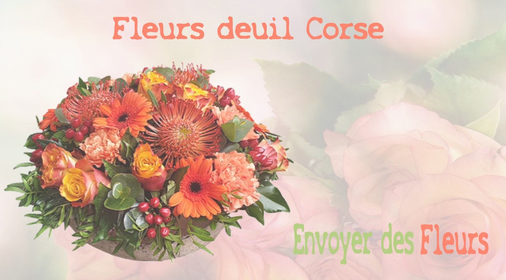 FLEURS DEUIL POUR LA CORSE